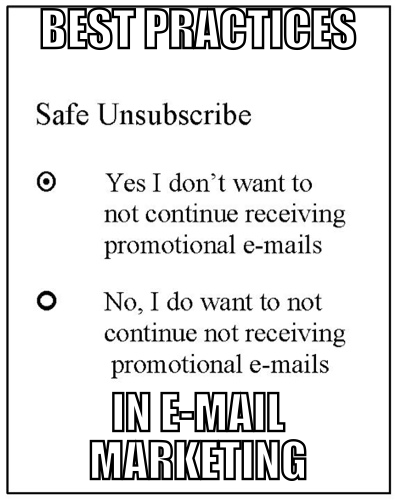 Best practices in e-mail marketing